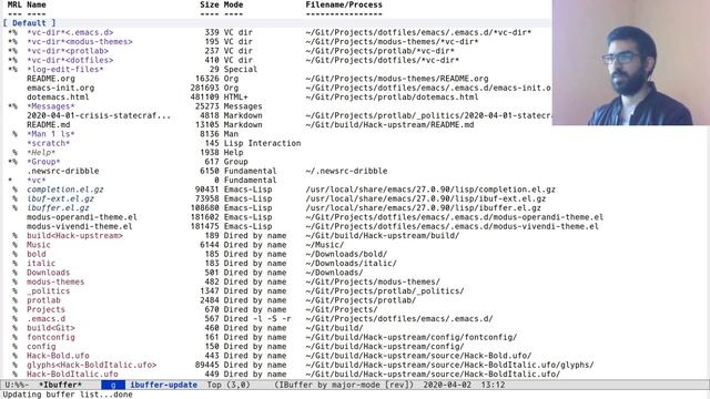 Emacs: introduction to IBUFFER смотреть онлайн