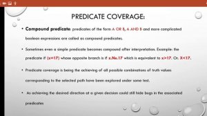 Predicate coverage -Software Testing