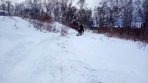 Гусеничная приставка для пит байка 125куб