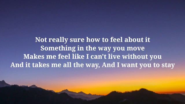 Rihanna - Stay (Lyrics) ft. Mikky Ekko смотреть онлайн