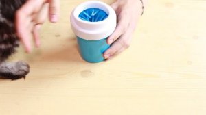 Лапомойка для собак голубая, ванночка для мытья лап животных ( собак / кошек) LPK