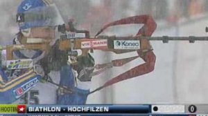 Биатлон - Зайцева - на подиуме