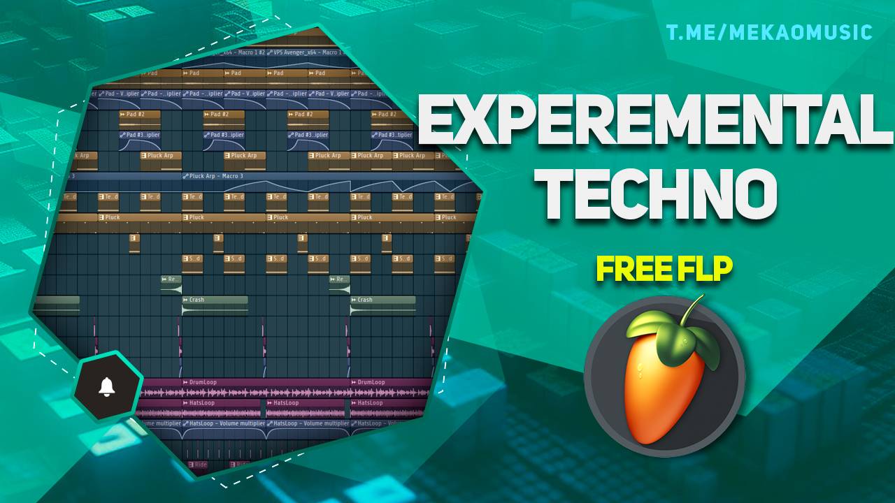 Experemental Techno в FL Studio 20 (FREE FLP)