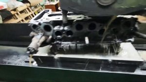 Шлифовка ГБЦ ВАЗ классика на плоскошлифовальном станке 3Г71М.