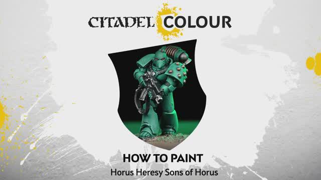 Warhammer 40000 How to Paint - Horus Heresy Sons of Horus