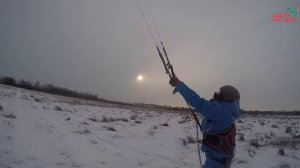 Школа сноукайтинга. обучение зимнему кайтингу. Кайт на Ура !