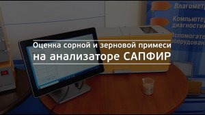 Анализ зерна на анализаторе САПФИР