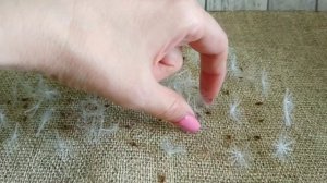 Одуванчики. Белые пушистики. Процесс создания.