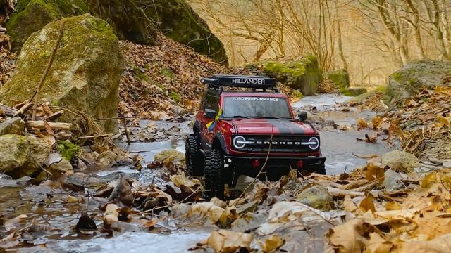 1/10 Scale RC Ford Bronco 2021 Traxxas TRX4 Extreme Off-road driving 4x4 RC Car смотреть онлайн