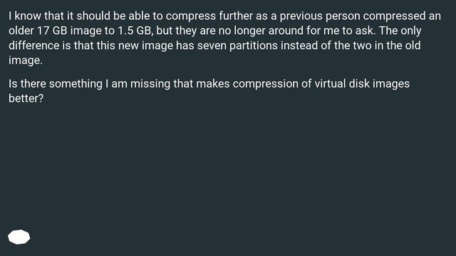 7-Zip seems unable to compress zero-filled virtual disk image after 1.8 GB смотреть онлайн