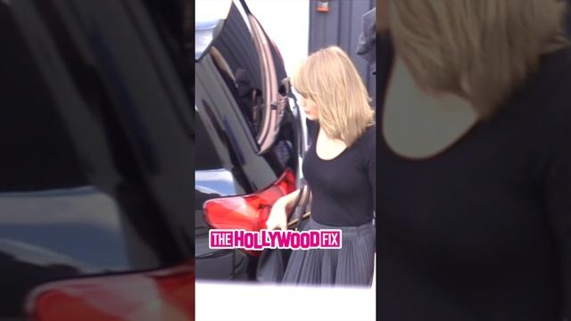 Taylor Swift & Martha Hunt Slip Out The Backdoor While Out Shopping Together In West Hollywood, CA