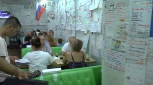 Русская кухня в Китае. Еда, меню и цены. Ресторан Лена и Леша. Бухта Дадунхай. Санья. Хайнань. Кита