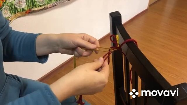 Мастер-класс "Плетение шнура на четырех нитках".