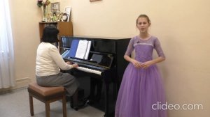 "Пташечки мы вольные" муз. Ц. Кюи,  "Лесной покой" муз. Й. Брамса, исп. Дегтярева Виктория