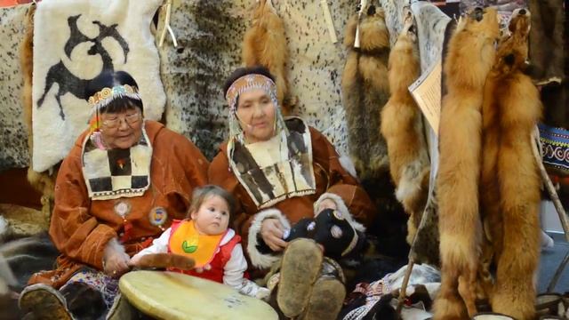 Ительменский ансамбль Эльвель на выставке Сокровища Севера