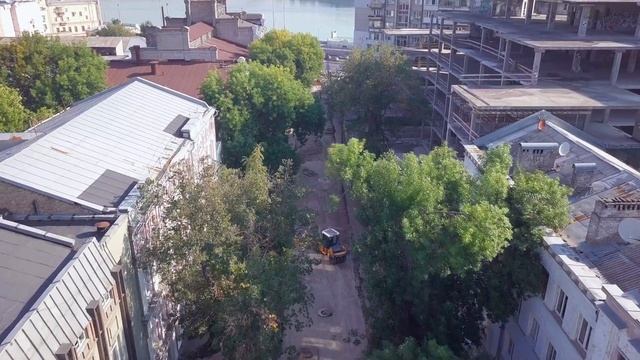 Улица Андреевская, ремонт дороги смотреть онлайн