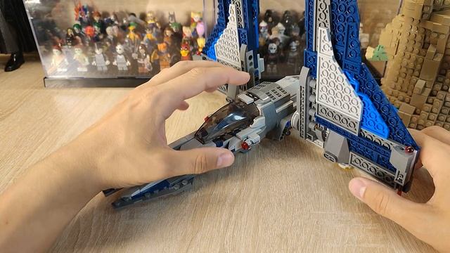 Обзор LEGO Star Wars Звездный истребитель мандалорцев Review 75316 смотреть онлайн