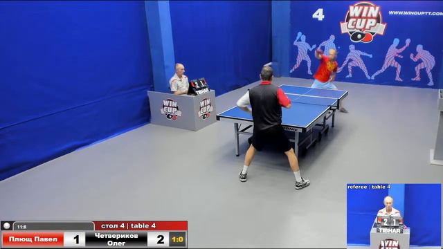 04:25 Плющ Павел (3:0) Четвериков Олег     стол 4  Юг-4 27.07.2020 смотреть онлайн