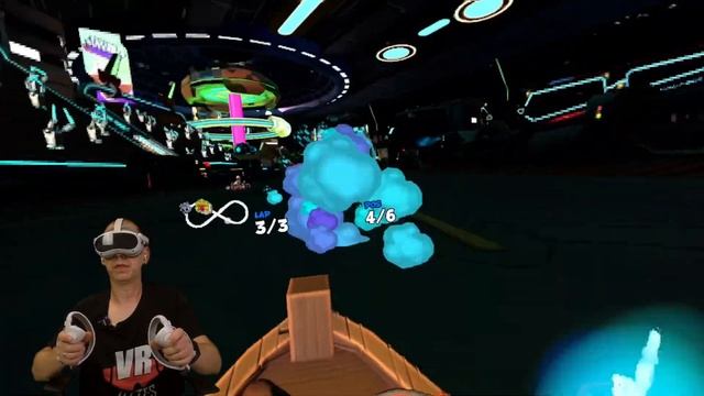 Galaxy Kart VR / PICO 4 / Deutsch / Erster Eindruck / PICO 4 Spiele Deutsch / PICO 4 VR Deutsch смотреть онлайн