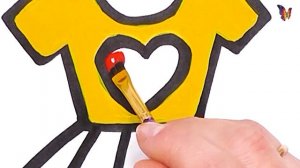 Как нарисовать платье. Несложные уроки рисования для ребенка. Раскраски своими руками без принтера