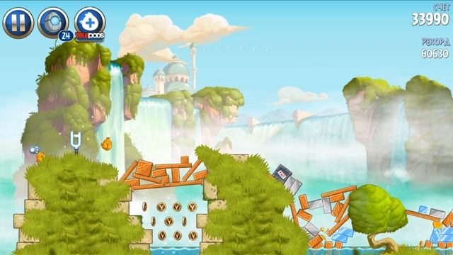 Angry Birds Star Wars 2 lp 1 Вторжение на Набу за Светлую сторону уровни 1-10