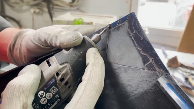 Качественный ремонт бампера. Сварка пластика прутками из полипропилена. смотреть онлайн