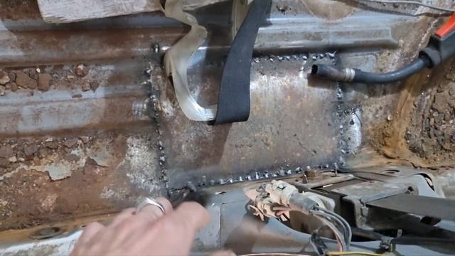 Шевроле трекер замена порогов сварка днища арок