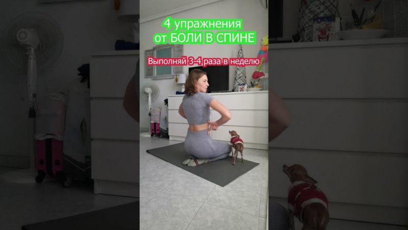 Упражнения ОТ БОЛИ В СПИНЕ | Natinfitness