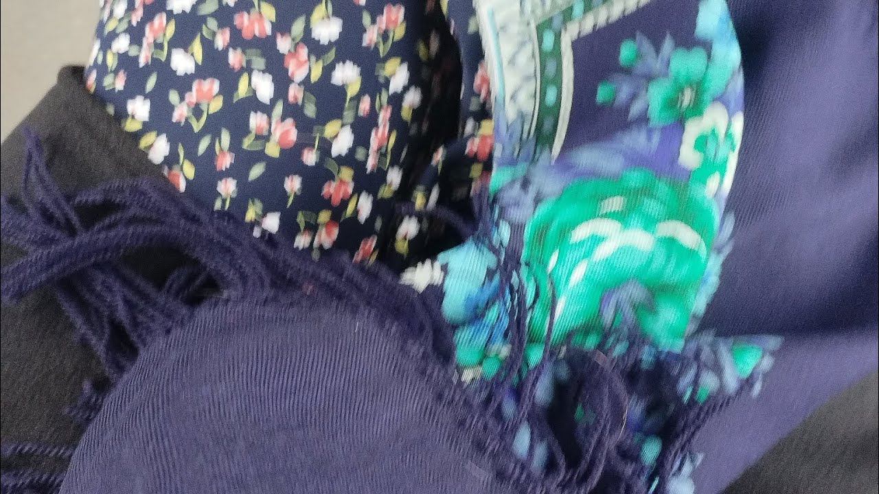 Русская красавица (платок)+Оверсайз пальто.Сочетание принтов❤. #павловопосадскийплаток