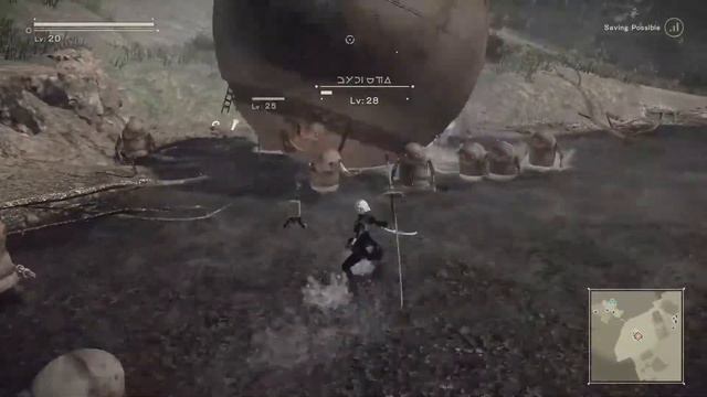 Nier Automata Walkthrough Part 17 - Resistance Camp Attack (PS4 Gameplay Commentary) смотреть онлайн