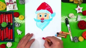 Урок рисования для детей ДЕД МОРОЗ в полный рост