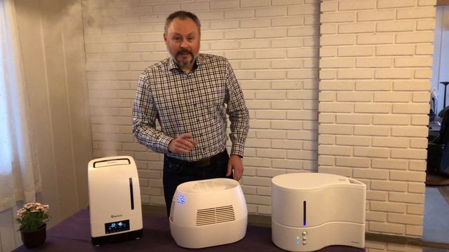 Tre typer luftfuktere - Ultrasonisk - Evaporativ - Varm vanndamp смотреть онлайн