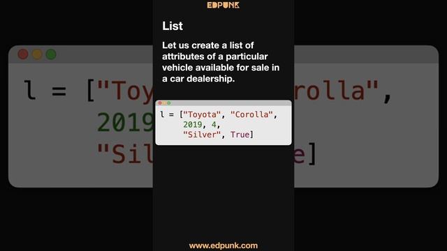 [Day 48] What is a Python List? How to Create a List in Python | Dark Mode #100daysofpython