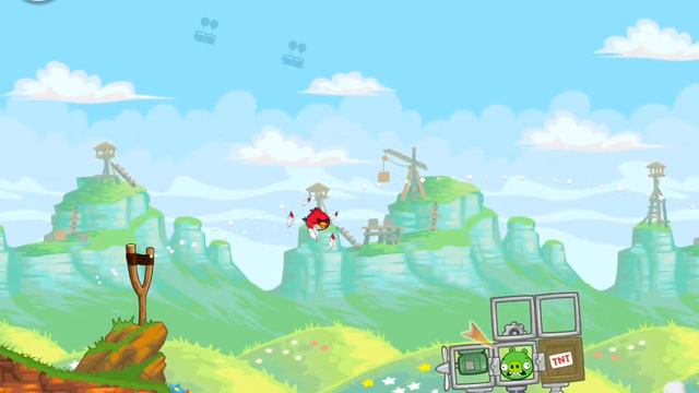 Angry Birds Red's Mighty Feathers F-8 - Прохождение на 3 Звезды - 3 Star Walkthrough смотреть онлайн