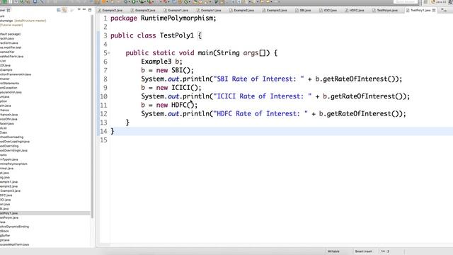 Runtime Polymorphism in java Video-51