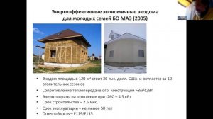 Проект типового энергоэффективного соломенного дома Евгения Широкова в Беларуси