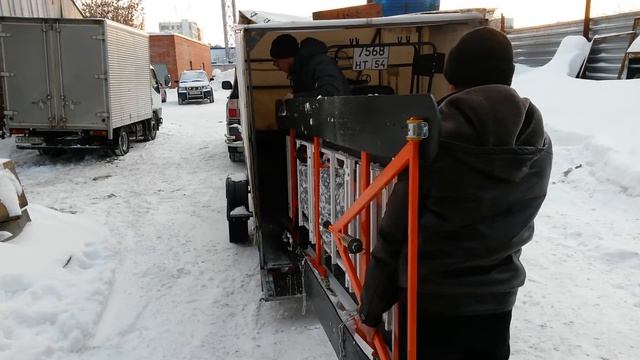 погрузка складных саней ванёк 250 смотреть онлайн