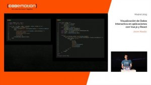 Visualización de Datos Interactiva en aplicaciones con Vue.js y React - Javier Abadía