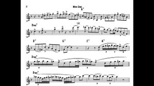 Cannonball Adderley Work Song Solo Transcription -Alto Saxophone