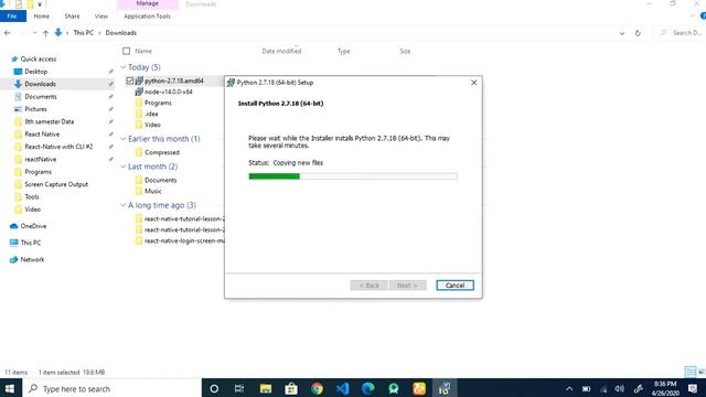 React Native Tutorial 2 how to set react-native environment on windows. смотреть онлайн