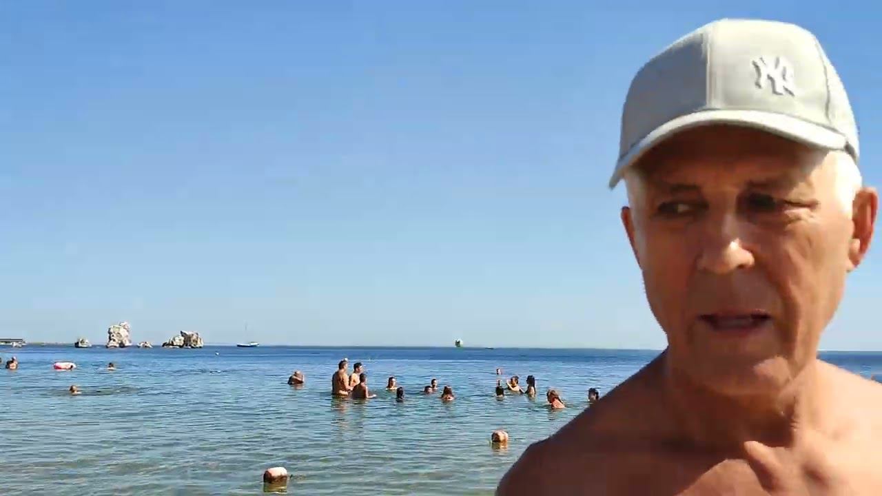 Медузы в Керчи пляж Молодежный 08.08.22.