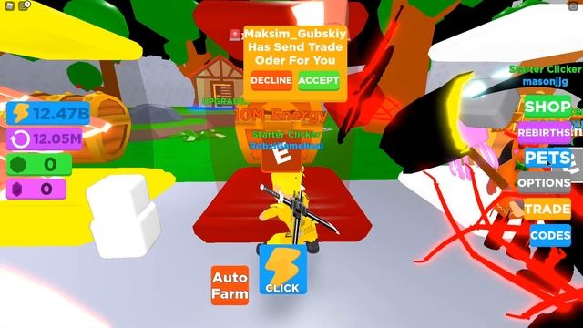 НОВЫЙ СИМУЛЯТОР КЛИКЕРА МЕЧА В РОБЛОКС!ROBLOX смотреть онлайн