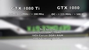 GTX 1080 vs GTX 1080ti