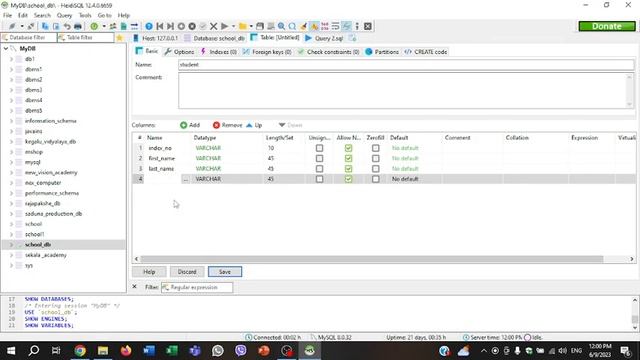 Data Base Task 01|Create a Database Using MYSQL Workbench|1st year|Java ...