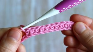 Столбики без накида крючком