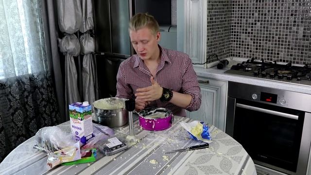 ОГРОМНЫЙ КАПКЕЙК | МЕГА КАПКЕЙК | БОЛЬШОЙ КАПКЕЙК | CAKE | Cupcake Giant cupcake Готовим без рецепт смотреть онлайн