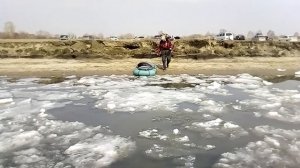 Озеро Мостовое, закрытие сезона твёрдой воды, 14 апреля 2019...Zimagor TV (Fishing in Siberia)