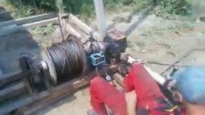 Канатно ударное бурение, бурение желонкой,земснаряд ударно-канатный