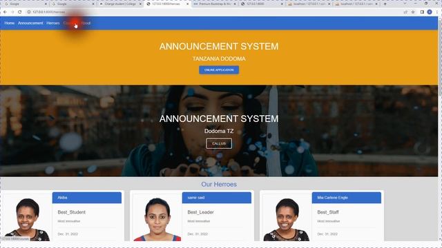 WEB DESIGN USING PYTHON AND DJANGO FRAMEWORK WITH MYSQL, SQL-LITE DATABASES course introduction