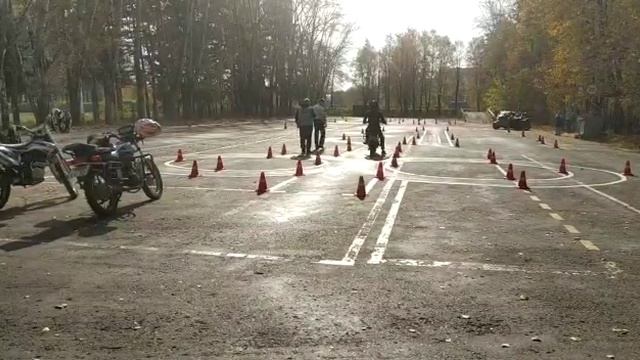 Практический экзамен на категорию А1